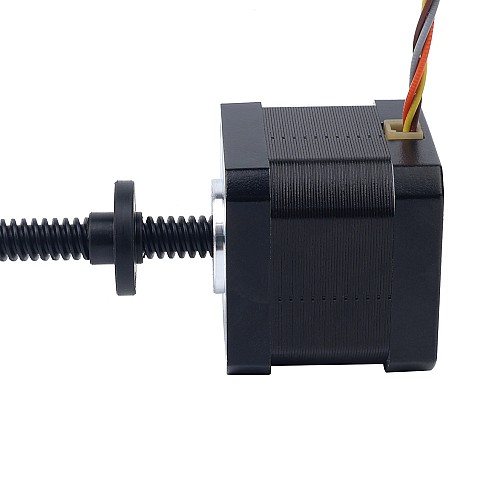 Nema 17 고온 외부 사다리꼴 선형 스테퍼 모터 1.68A 리드 4mm(0.15748") 나사 길이 350mm