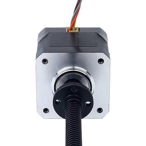 Nema 17 고온 외부 사다리꼴 선형 스테퍼 모터 1.68A 리드 4mm(0.15748") 나사 길이 350mm