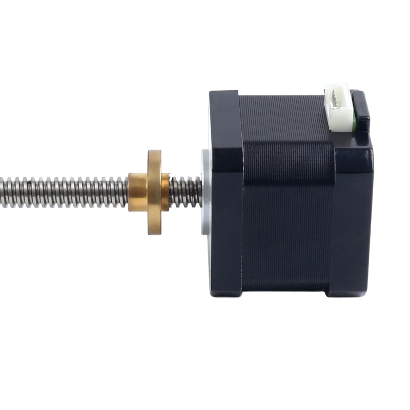 Nema 17 외부 40mm 스택 1.5A 리드 2mm(0.07874") 길이 310mm - 17E16S1504AB2-310RS | StepperOnline