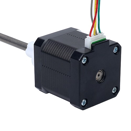 Nema 17 외부 48mm 스택 1.68A 리드 2mm(0.07874") 길이 200mm - 17E19S1684AF4-200RS | StepperOnline UK
