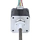 Nema 17 외부 48mm 스택 1.68A 리드 2mm(0.07874") 길이 200mm - 17E19S1684AF4-200RS | StepperOnline UK