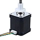 Nema 17 외부 48mm 스택 1.68A 리드 2mm(0.07874") 길이 200mm - 17E19S1684AF4-200RS | StepperOnline UK