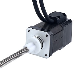 Nema 17 외부 에이컴 리니어 스테퍼 모터 1.68A 48mm 스택 스크류 리드 8mm(0.31496") 광학식 증분형 엔코더 1000PPR
