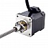 NEMA 17 외부 볼 나사 선형 스테퍼 모터 2.5A 48mm 스택 나사 리드 2mm(0.07874") 리드 길이 150mm
