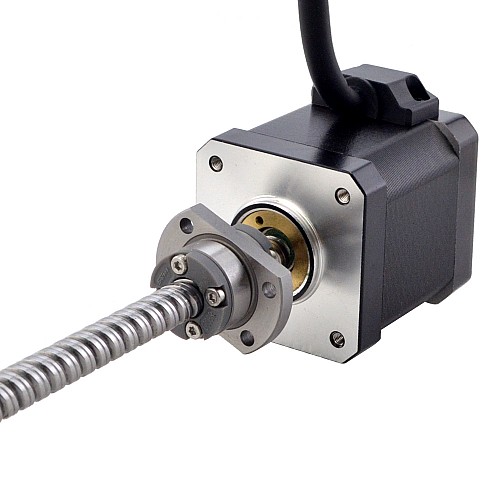 NEMA 17 외부 볼 나사 선형 스테퍼 모터 2.5A 48mm 스택 나사 리드 8mm(0.3150) 리드 길이 150mm NEMA 17 외부 볼 나사 선형 스테퍼 모터 2.5A 48mm 스택 나사 리드 8mm(0.3150) 리드 길이 150mm