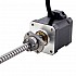 NEMA 17 외부 볼 나사 선형 스테퍼 모터 2.5A 48mm 스택 나사 리드 8mm(0.3150") 리드 길이 150mm