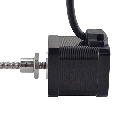 NEMA 17 외부 볼 나사 선형 스테퍼 모터 2.5A 48mm 스택 나사 리드 1mm(0.03937) 리드 길이 150mm NEMA 17 외부 볼 나사 선형 스테퍼 모터 2.5A 48mm 스택 나사 리드 1mm(0.03937) 리드 길이 150mm