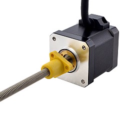 NEMA 17 외부 Acme 선형 스테퍼 모터 2.5A 48mm 스택 나사 리드 1.27mm(0.05") 리드 길이 150mm