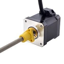 NEMA 17 외부 Acme 선형 스테퍼 모터 2.5A 48mm 스택 나사 리드 2.54mm(0.1") 리드 길이 150mm