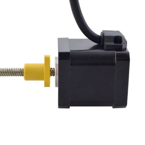 NEMA 17 외부 Acme 선형 스테퍼 모터 2.5A 48mm 스택 나사 리드 6.35mm(0.25) 리드 길이 150mm