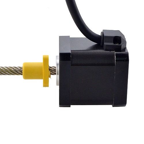 NEMA 17 외부 Acme 선형 스테퍼 모터 2.5A 48mm 스택 나사 리드 25.4mm(1) 리드 길이 150mm