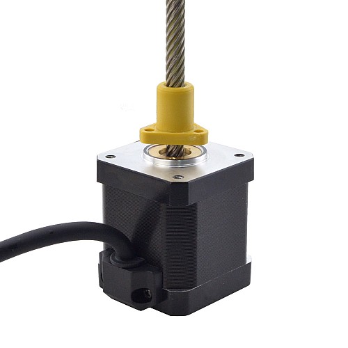 NEMA 17 외부 Acme 선형 스테퍼 모터 2.5A 48mm 스택 나사 리드 25.4mm(1) 리드 길이 150mm