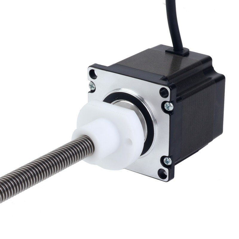 Nema 23 외부 56mm 스택 2A 리드 4mm(0.15748") 길이 300mm - 23E22S2004DJ4-300RS | StepperOnline