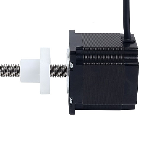 Nema 23 외부 56mm 스택 2A 리드 4mm(0.15748") 길이 300mm - 23E22S2004DJ4-300RS | StepperOnline