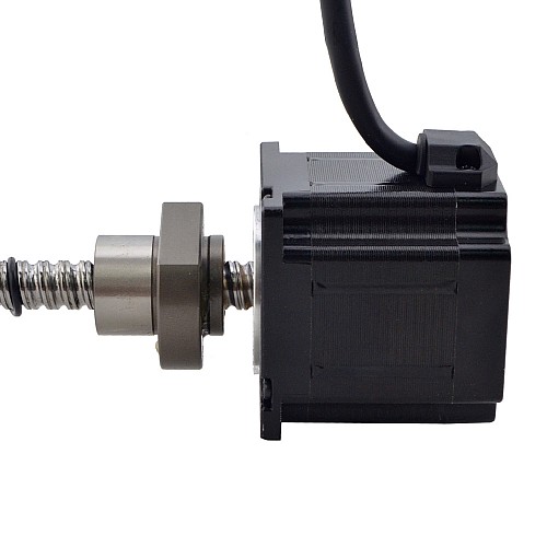 NEMA 23 외부 볼 나사 선형 스테퍼 모터 3.0A 56mm 스택 나사 리드 5mm(0.1969) 리드 길이 200mm