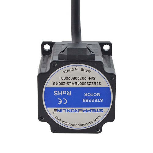 NEMA 23 외부 볼 나사 선형 스테퍼 모터 3.0A 56mm 스택 나사 리드 5mm(0.1969) 리드 길이 200mm