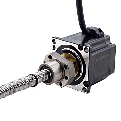 NEMA 23 외부 볼 나사 선형 스테퍼 모터 3.0A 56mm 스택 나사 리드 5mm(0.1969") 리드 길이 200mm