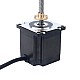 Nema 23 외부 56mm 스택 3.0A 리드 8mm(0.31496) 길이 150mm - 23E22S3004MB4-150RB | StepperOnline