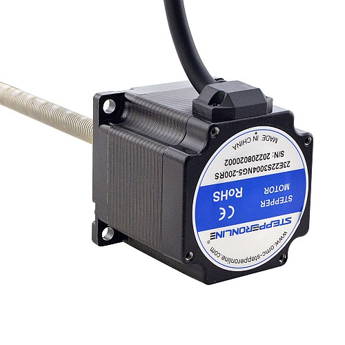 NEMA 23 외부 Acme 선형 스테퍼 모터 3.0A 56mm 길이 리드 10.16mm(0.4) 스트로크 200mm NEMA 23 외부 Acme 선형 스테퍼 모터 3.0A 56mm 길이 리드 10.16mm(0.4) 스트로크 200mm