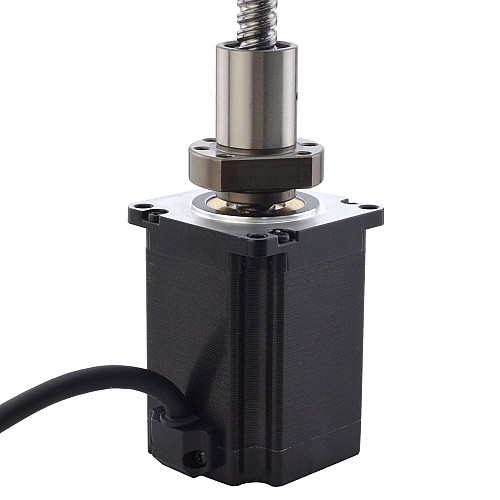 NEMA 23 외부 볼 나사 선형 스테퍼 모터 4.0A 75mm 스택 나사 리드 10mm(0.3937) 리드 길이 200mm NEMA 23 외부 볼 나사 선형 스테퍼 모터 4.0A 75mm 스택 나사 리드 10mm(0.3937) 리드 길이 200mm
