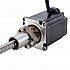 NEMA 23 외부 볼 나사 선형 스테퍼 모터 4.0A 75mm 스택 나사 리드 10mm(0.3937") 리드 길이 200mm