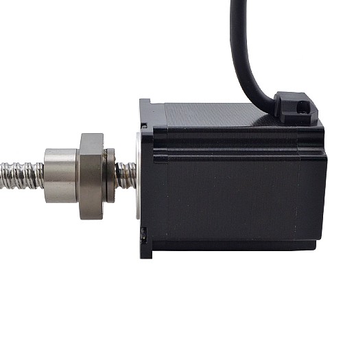 NEMA 23 외부 볼 나사 선형 스테퍼 모터 4.0A 75mm 스택 나사 리드 5mm(0.1969) 리드 길이 200mm
