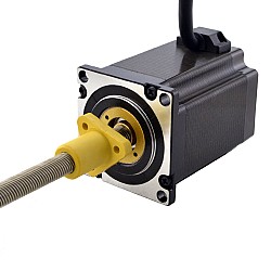 NEMA 23 외부 Acme 선형 스테퍼 모터 4.0A 76mm 길이 리드 10.16mm(0.4") 스트로크 200mm