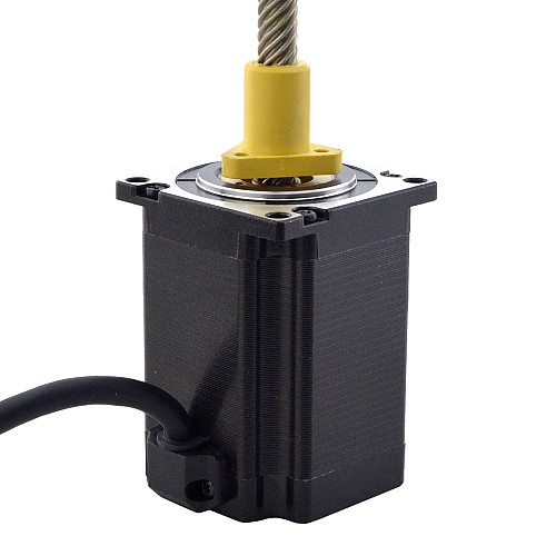 NEMA 23 외부 Acme 선형 스테퍼 모터 4.0A 76mm 길이 리드 25.4mm(1) 스트로크 200mm
