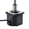 NEMA 34 외부 볼 나사 선형 스테퍼 모터 4.5Nm(637.25oz.in) 5.5A 76mm 스택 나사 리드 10mm(0.3937) 리드 길이 200mm