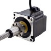 NEMA 34 외부 볼 나사 선형 스테퍼 모터 4.5Nm(637.25oz.in) 5.5A 76mm 스택 나사 리드 10mm(0.3937) 리드 길이 200mm