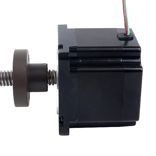 NEMA 34 외부 Acme 선형 스테퍼 모터 5.5A 76mm 길이 리드 6.35mm(0.25") 스트로크 250mm - 34E31S5504RK5-250RS | StepperOnline