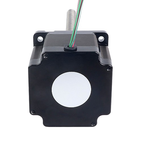 NEMA 34 외부 Acme 선형 스테퍼 모터 5.5A 76mm 길이 리드 6.35mm(0.25") 스트로크 250mm - 34E31S5504RK5-250RS | StepperOnline