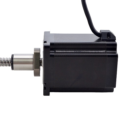 NEMA 34 외부 볼 나사 선형 스테퍼 모터 8Nm(1132.90oz.in) 6.0A 114mm 스택 나사 리드 10mm(0.3937) 리드 길이 200mm