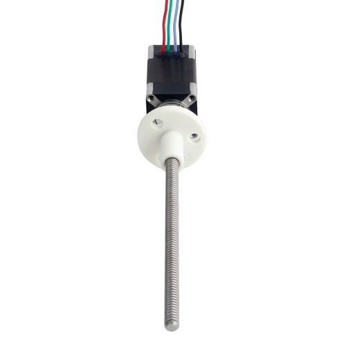 Nema 6 외부 사다리꼴 선형 스테퍼 모터 0.3A 32mm 스택 나사 리드 2mm(0.07874) 리드 길이 100mm