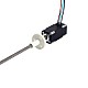 Nema 6 외부 사다리꼴 선형 스테퍼 모터 0.3A 32mm 스택 나사 리드 2mm(0.07874) 리드 길이 100mm