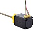 NEMA 8 외부 사다리꼴선형 스테퍼 모터 0.5A 30mm 스택 나사 리드 2mm(0.07874) 리드 길이 100mm