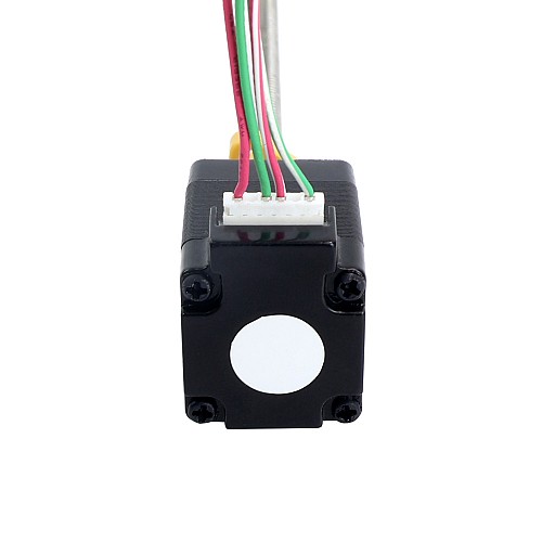 NEMA 8 외부 사다리꼴 선형 스테퍼 모터 0.5A 28.2mm 스택 나사 리드 1mm(0.03937) 리드 길이 100mm