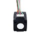 NEMA 8 외부 사다리꼴 선형 스테퍼 모터 0.5A 28.2mm 스택 나사 리드 1mm(0.03937) 리드 길이 100mm