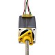 NEMA 8 외부 사다리꼴선형 스테퍼 모터 0.5A 38.2mm 스택 나사 리드 2mm(0.07874) 리드 길이 100mm NEMA 8 외부 사다리꼴선형 스테퍼 모터 0.5A 38.2mm 스택 나사 리드 2mm(0.07874) 리드 길이 100mm