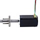 NEMA 8 외부 볼 나사 선형 스테퍼 모터 0.5A 38.2mm 스택 나사 리드 2mm(0.07874) 리드 길이 150mm