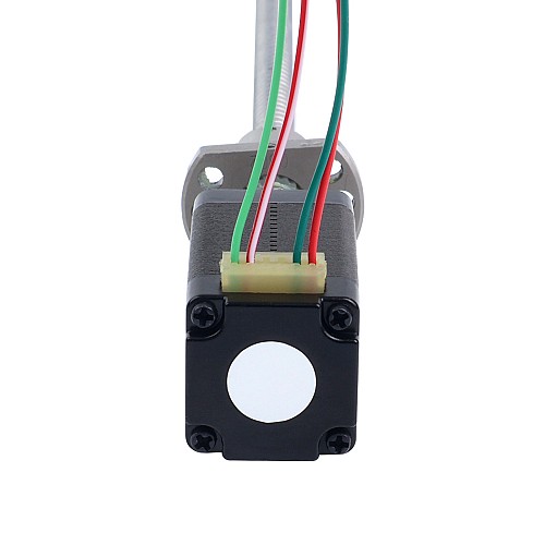 NEMA 8 외부 볼 나사 선형 스테퍼 모터 0.5A 38.2mm 스택 나사 리드 2mm(0.07874) 리드 길이 150mm