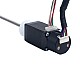NEMA 8 외부 트라페조이달 리니어 스테퍼 모터 0.5A 38mm 스택 스크류 리드 1mm(0.03937") 광학식 증분형 엔코더 1000PPR - 8E15S0504SC4-100RS-OE1K | StepperOnline