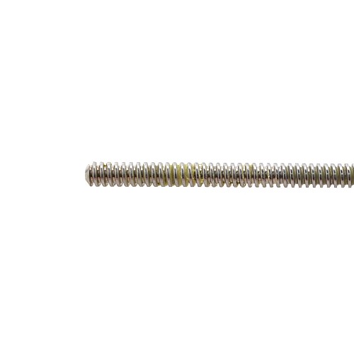 NEMA 8 외부 사다리꼴 선형 스테퍼 모터 0.5A 38.2mm 스택 나사 리드 1mm(0.03937) 리드 길이 100mm