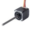 Nema 11 비캡티브 34mm 스택 0.75A 리드 2mm(0.07874") 길이 100mm - 11N13S0754AA4-100RS | StepperOnline