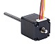 Nema 11 비캡티브 34mm 스택 0.75A 리드 2mm(0.07874") 길이 100mm - 11N13S0754AA4-100RS | StepperOnline