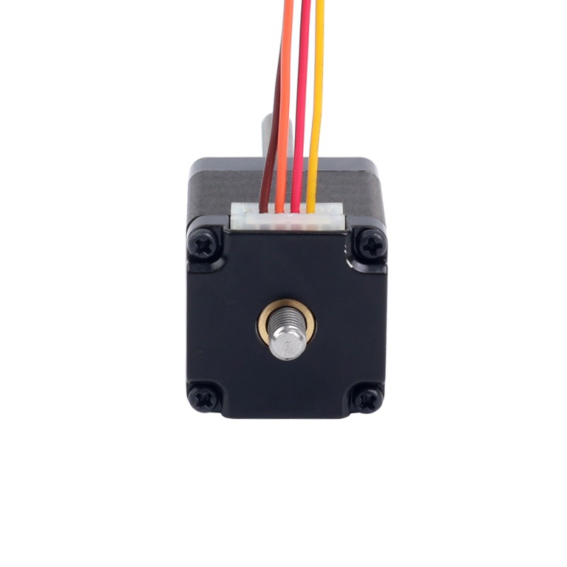 Nema 11 비캡티브 34mm 스택 0.75A 리드 2mm(0.07874") 길이 100mm - 11N13S0754AA4-100RS | StepperOnline