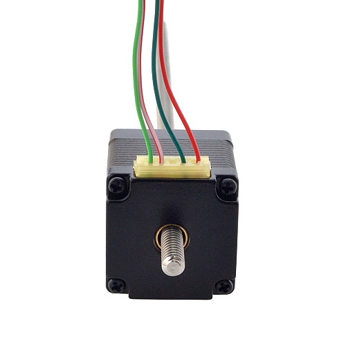 NEMA 11 비캡티브 Acme 선형 스테퍼 모터 1.0A 32.2mm 스택 나사 리드 1.27mm(0.05) 리드 길이 200mm