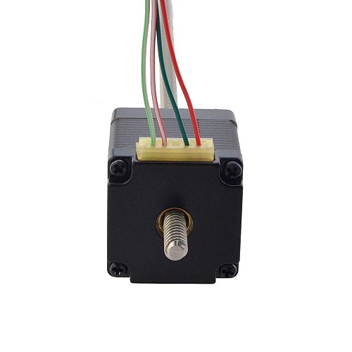 NEMA 11 비캡티브 Acme 선형 스테퍼 모터 1.0A 32.2mm 스택 나사 리드 2.54mm(0.1) 리드 길이 200mm