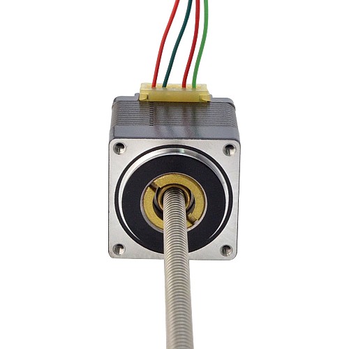NEMA 11 비캡티브 Acme 선형 스테퍼 모터 1.0A 32.2mm 스택 나사 리드 2.54mm(0.1) 리드 길이 200mm