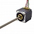 NEMA 11 비캡티브 Acme 선형 스테퍼 모터 1.0A 32.2mm 스택 나사 리드 2.54mm(0.1") 리드 길이 200mm
